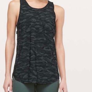 Lululemon Sculpt Tank Black Camo Size 4